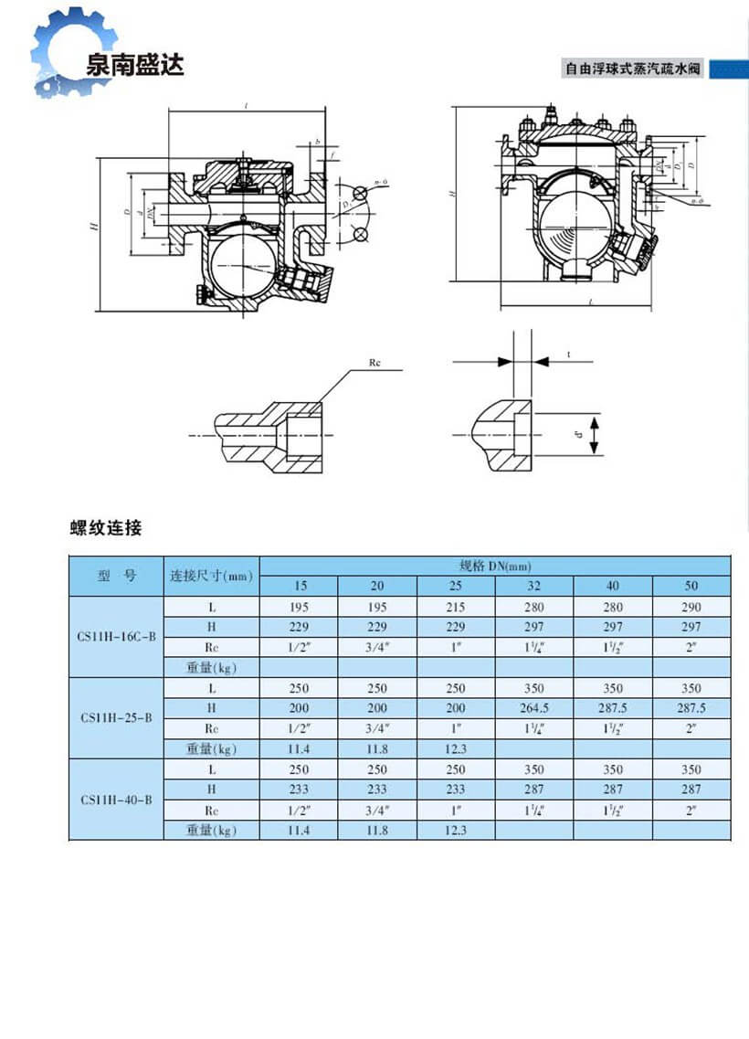 浮球式疏水阀 CS41H_页面_1